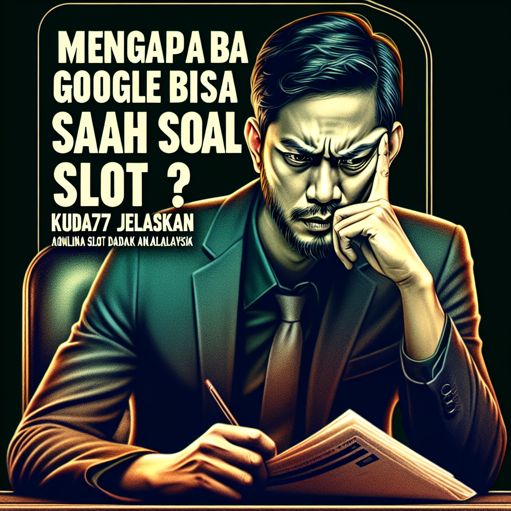 Mengapa Google Bisa Salah Soal Slot? Kuda77 Jelaskan